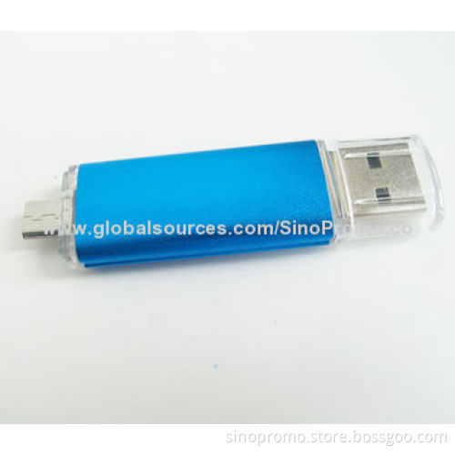 Smartphone USB Flash Drive with Plug-and-play Function, Sized 70 x 19 x 10mm